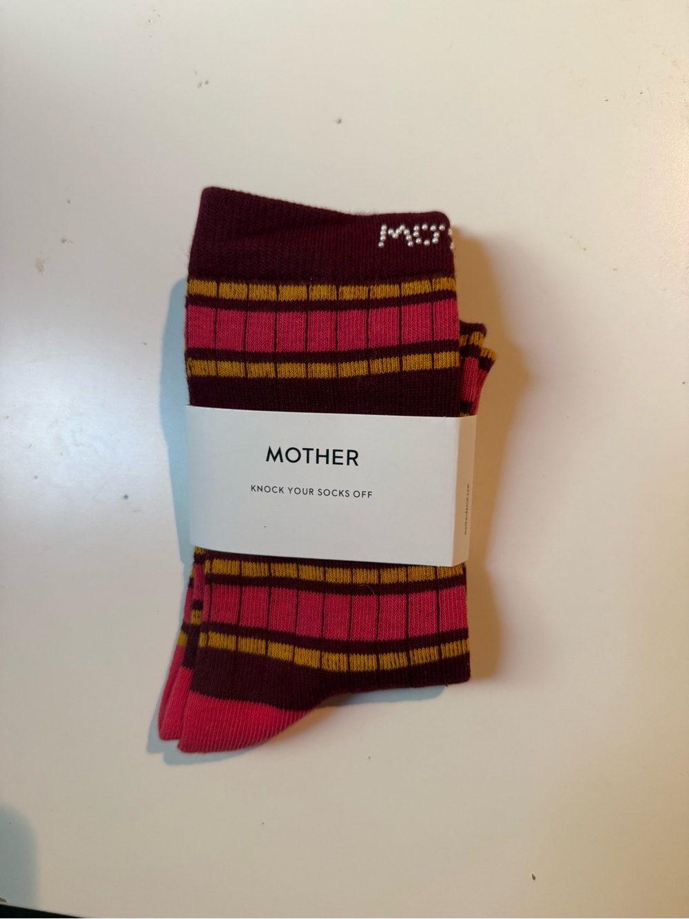 Mother Striped Socks - the half step NWT